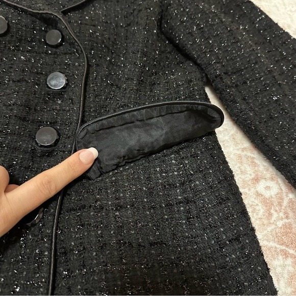 Ann Taylor Sparkly Tweed Blazer With Crystal Buttons - Picture 5 of 11